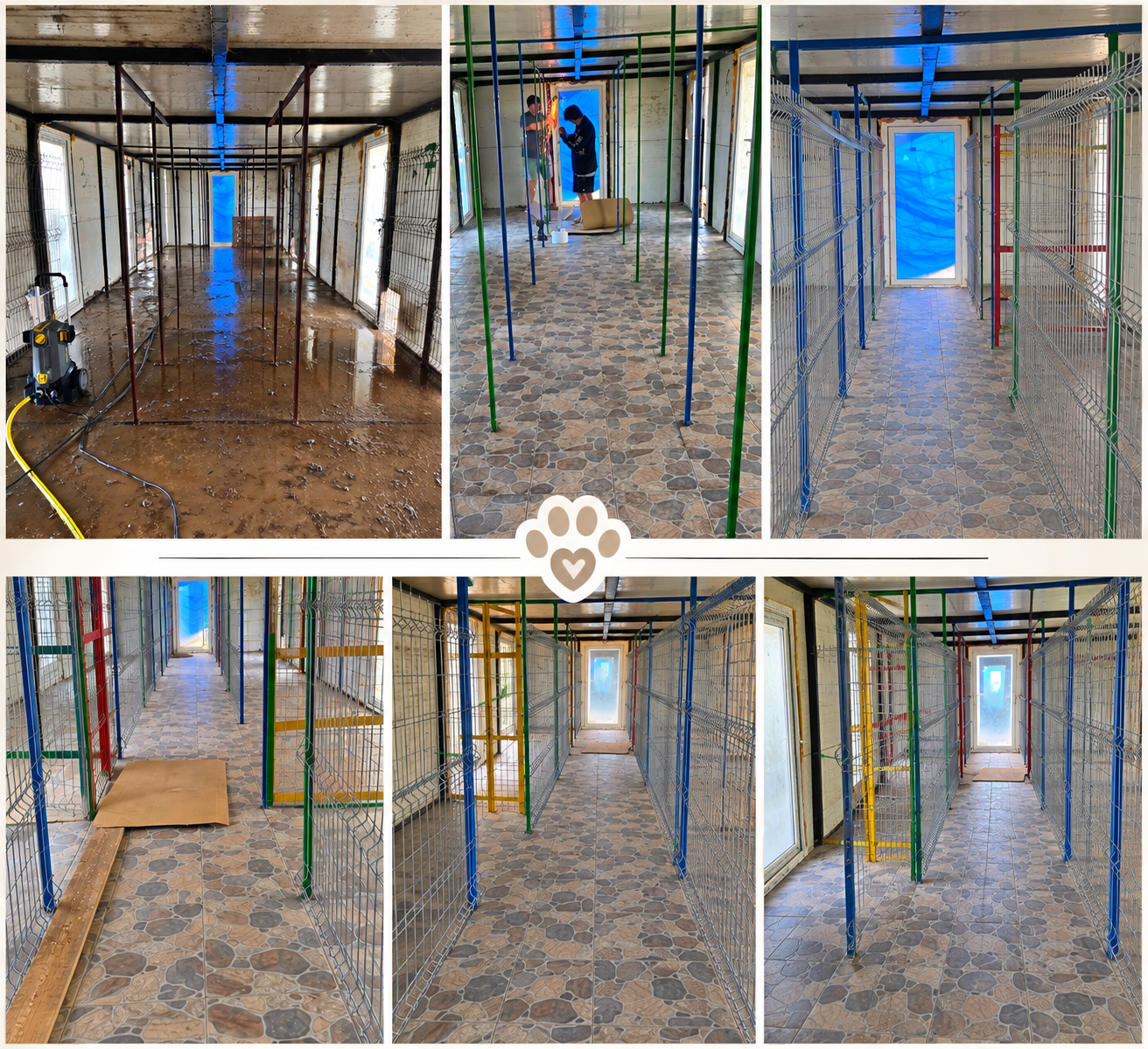 Renovation der Hundecontainer